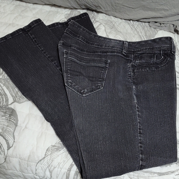 Lee Denim - Lee Riders Stone Wash Relaxed Fit Boot Cut Jeans